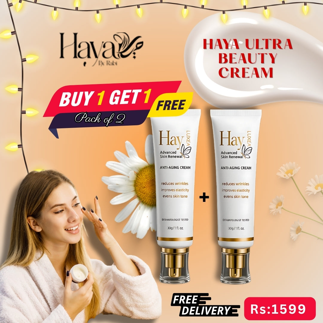 Haya Beauty Cream (Ultra) BUY 1 GET 1 FREE